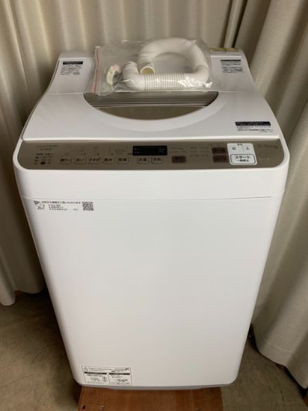SHARP 洗濯乾燥機 ES-T5EBK